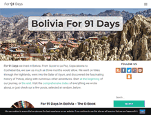 Tablet Screenshot of bolivia.for91days.com