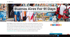 Desktop Screenshot of buenosaires.for91days.com