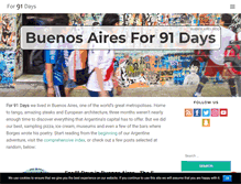 Tablet Screenshot of buenosaires.for91days.com